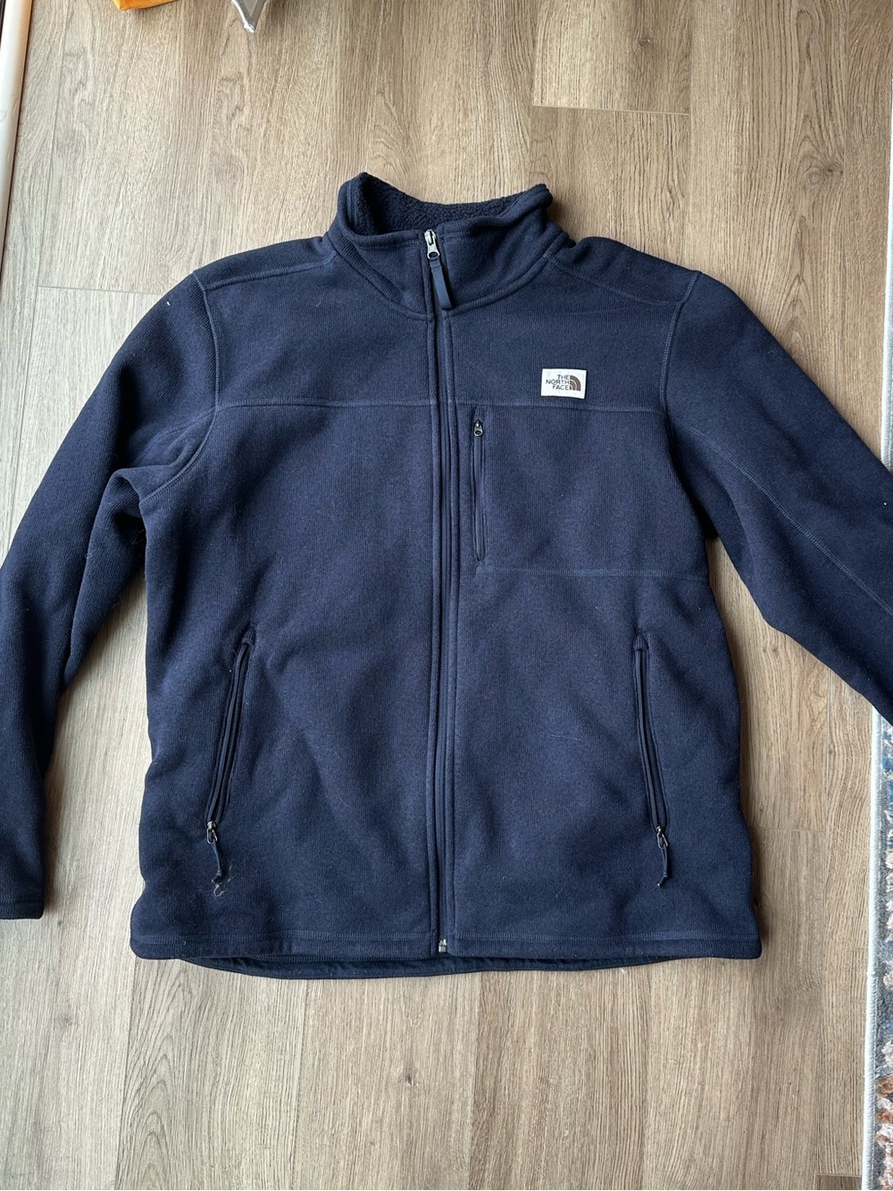 The North Face Men’s Dark Navy Full-Zip Fleece Jacket